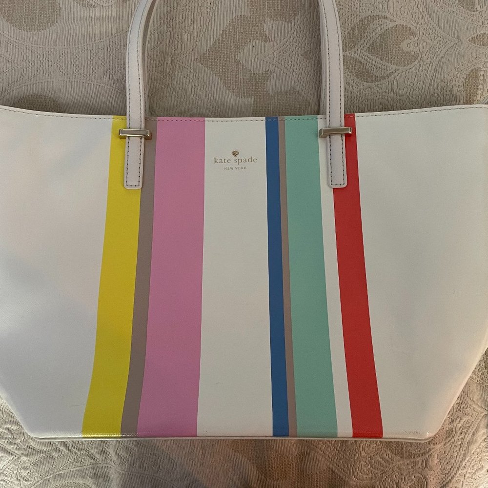 Kate Spade Striped Tote Bag